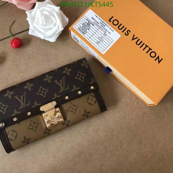 LV Bags-(4A)-Wallet-,Code: KT5445,$ 77USD