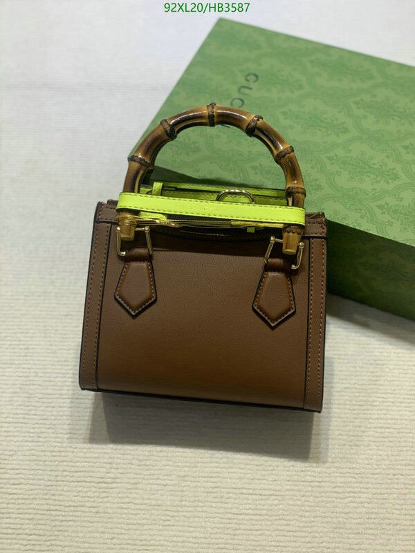 Gucci Bag-(4A)-Diana-Bamboo-,Code: HB3587,$ 120USD