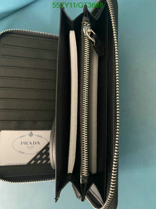 Prada Bag-(4A)-Wallet- Code: QT3668 $ 72USD