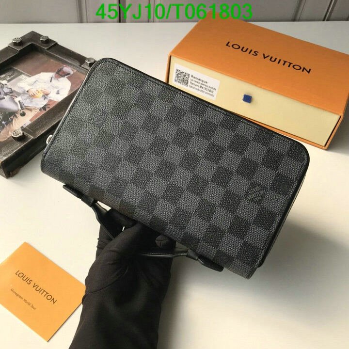 LV Bags-(4A)-Wallet-,Code: T061803,$ 59USD