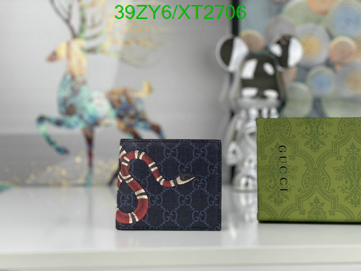 Gucci Bag-(4A)-Wallet-,Code: XT2706,$ 51USD