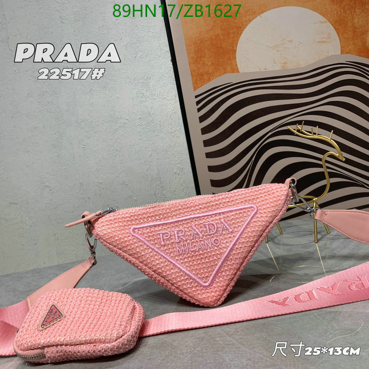 Prada Bag-(4A)-Triangle-,Code: ZB1627,$ 116USD
