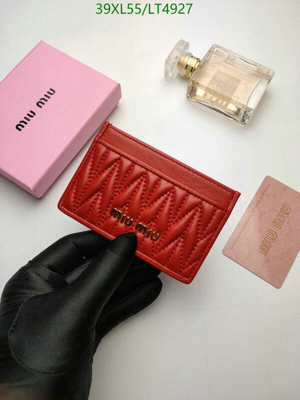 Miu Miu Bag-(4A)-Wallet-,Code: LT4927,$ 51USD