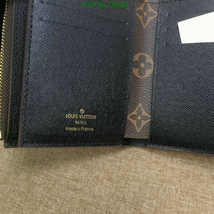 LV Bags-(4A)-Wallet-,Code: LT8026,$ 77USD