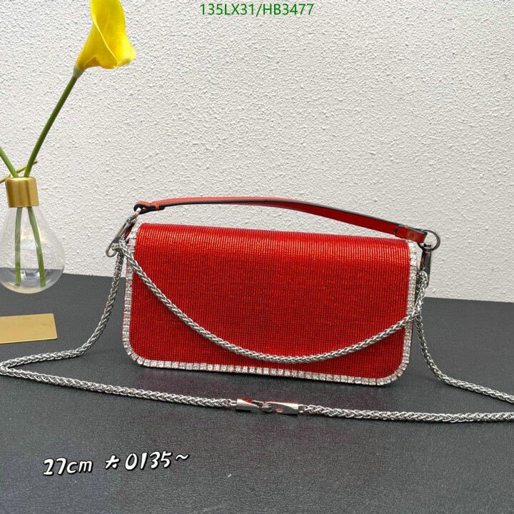 Valentino Bag-(4A)-LOC-V Logo ,Code: HB3477,$ 176USD