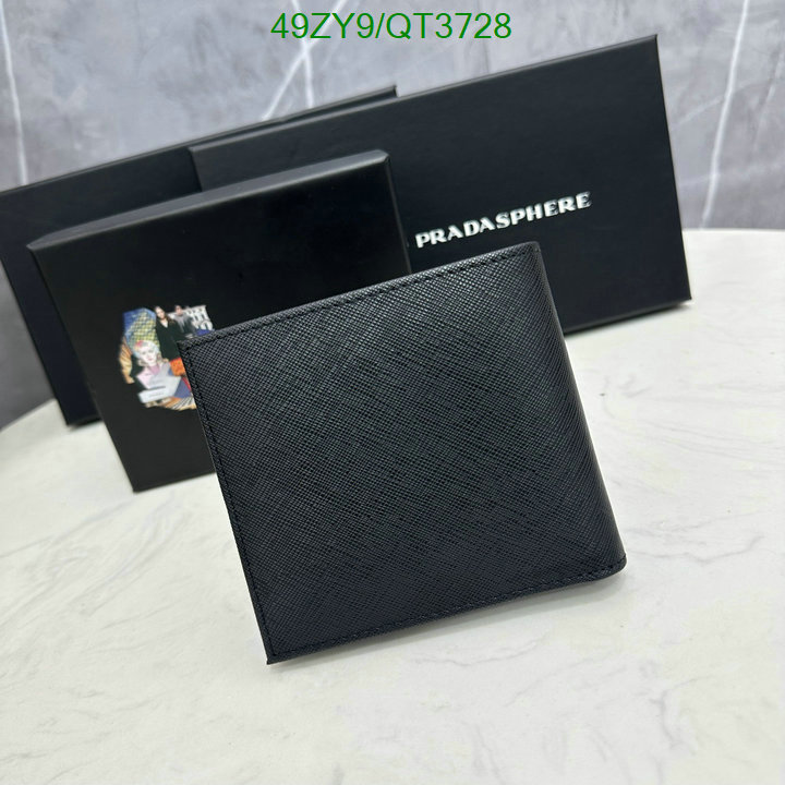 Prada Bag-(4A)-Wallet- Code: QT3728 $ 64USD
