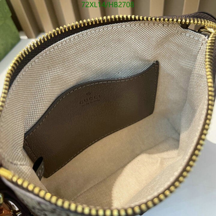 Gucci Bag-(4A)-Diagonal-,Code: HB2708,$ 94USD