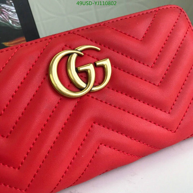 Gucci Bag-(4A)-Wallet-,Code: YJ110802,$ 64USD