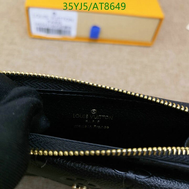 LV Bag-(4A)-Wallet- Code: AT8649 $ 46USD