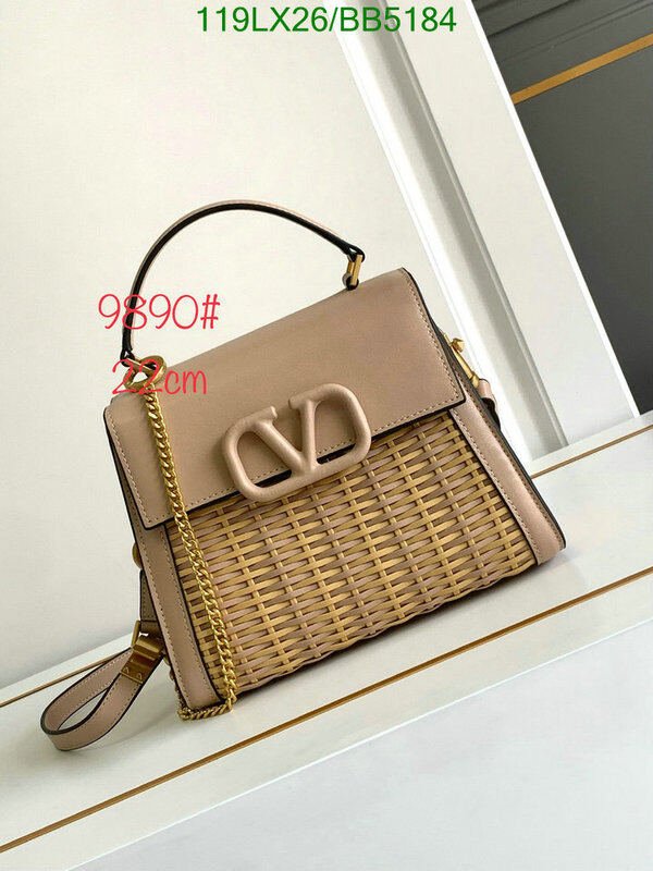 Valentino Bag-(4A)-Handbag- Code: BB5184 $ 155USD