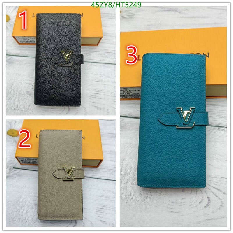 LV Bags-(4A)-Wallet-,Code: HT5249,$ 59USD
