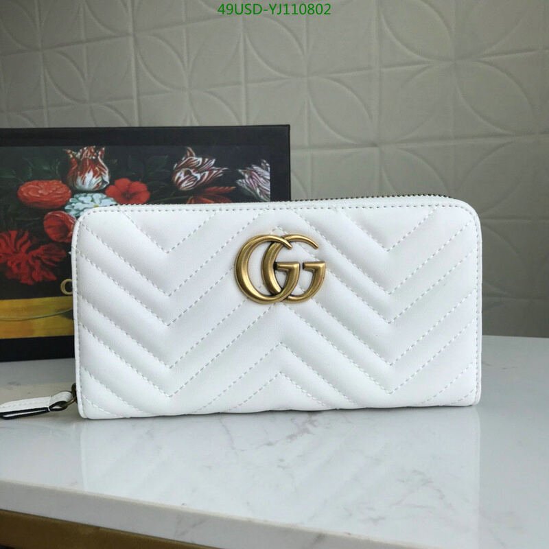 Gucci Bag-(4A)-Wallet-,Code: YJ110802,$ 64USD