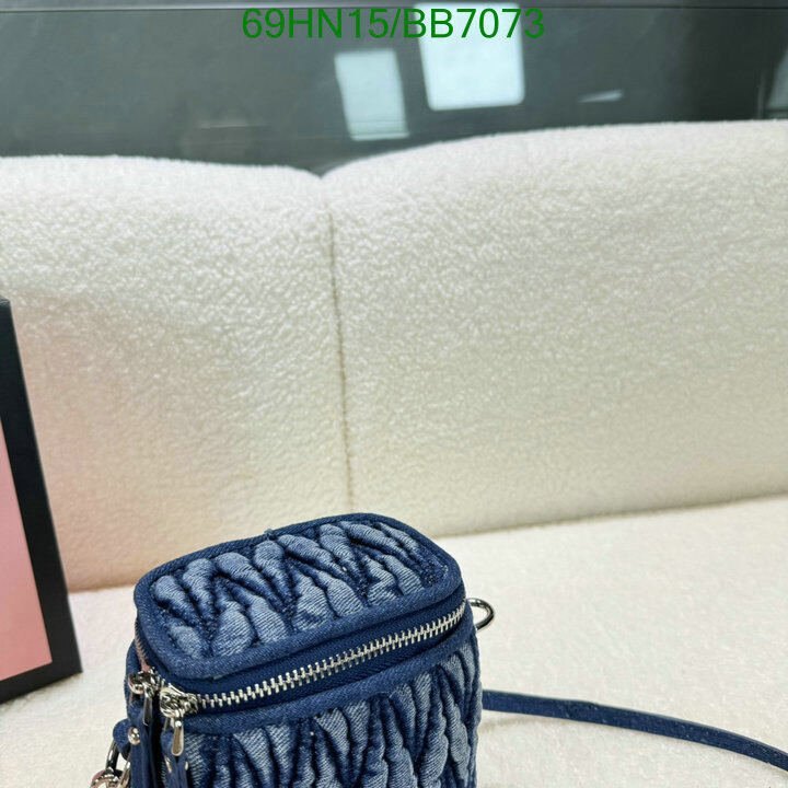 Miu Miu Bag-(4A)-Crossbody- Code: BB7073 $ 90USD