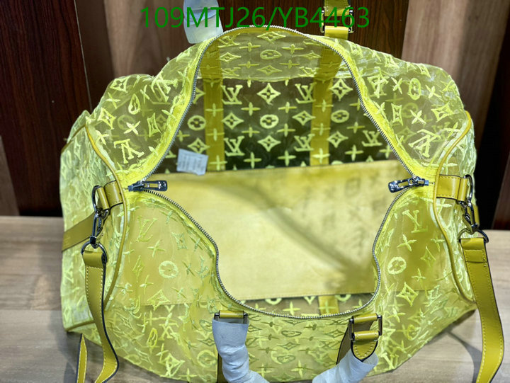 LV Bags-(4A)-Keepall BandouliRe 45-50-,Code: YB4463,$ 142USD