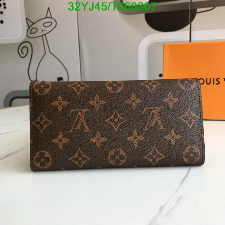 LV Bags-(4A)-Wallet-,Code: T060807,$ 42USD
