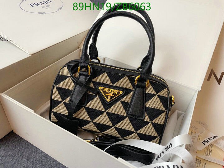 Prada Bag-(4A)-Handbag- Code: ZB6063 $ 116USD