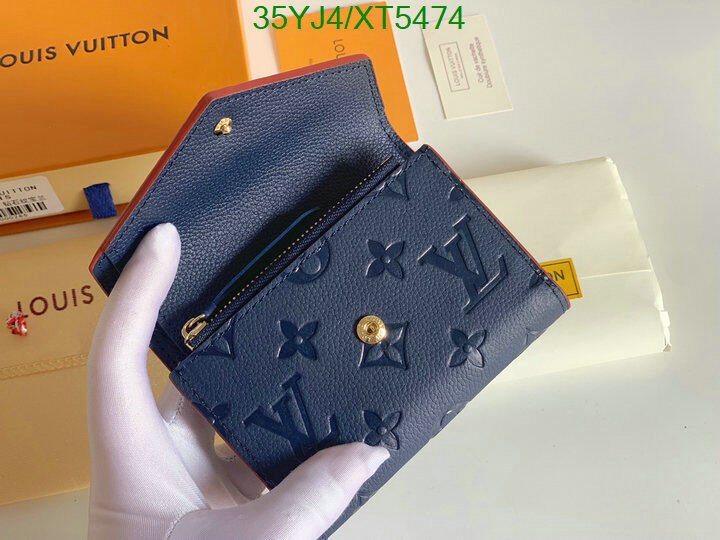 LV Bags-(4A)-Wallet-,Code: XT5474,$ 46USD