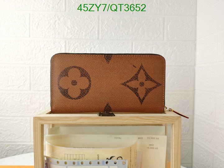 LV Bag-(4A)-Wallet- Code: QT3652 $ 59USD