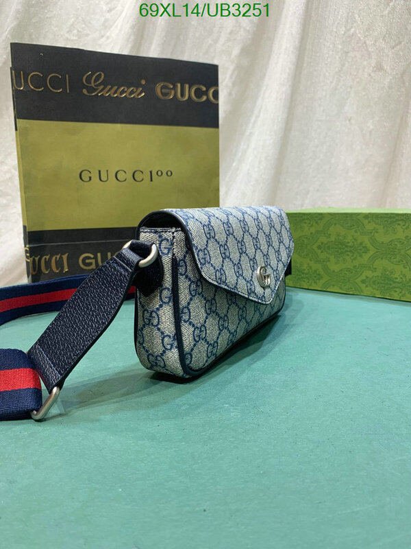 Gucci Bag-(4A)-Diagonal- Code: UB3251 $ 90USD