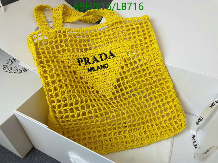 Prada Bag-(4A)-Handbag-,Code: LB716,$ 90USD