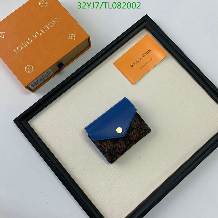 LV Bags-(4A)-Wallet-,Code: TL082002,$ 42USD