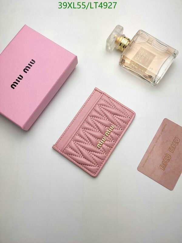 Miu Miu Bag-(4A)-Wallet-,Code: LT4927,$ 51USD