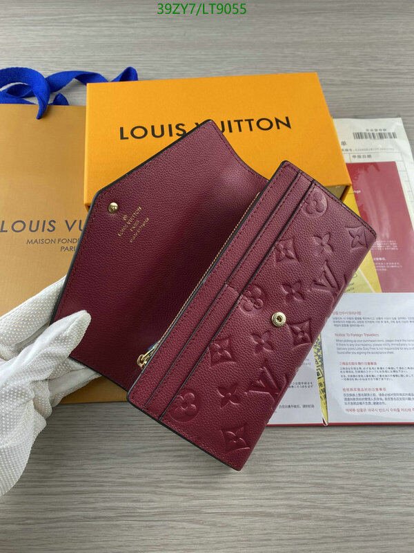 LV Bags-(4A)-Wallet-,Code: LT9055,$ 51USD