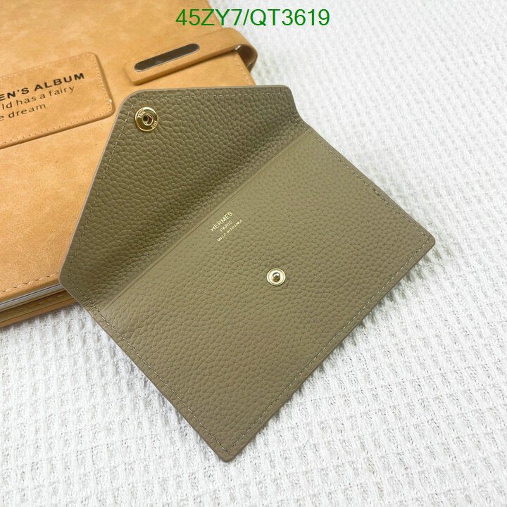 Hermes Bag-(4A)-Wallet- Code: QT3619 $ 59USD