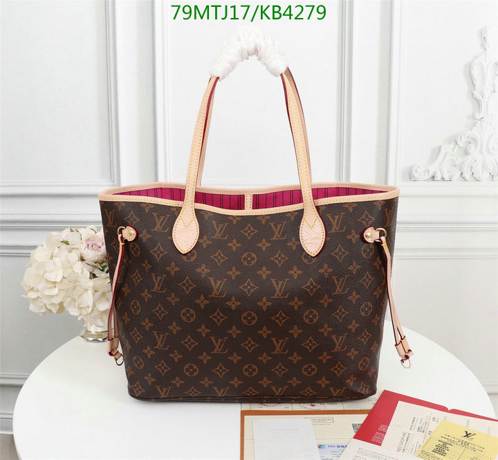 LV Bags-(4A)-Neverfull-,Code: KB4279,$ 103USD