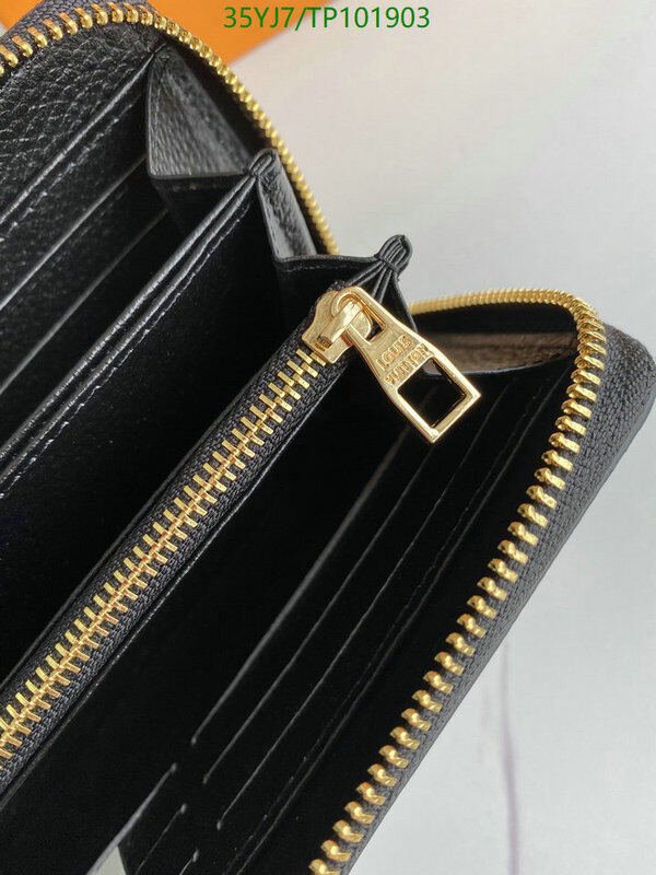 LV Bags-(4A)-Wallet-,Code: TP101903,$ 46USD
