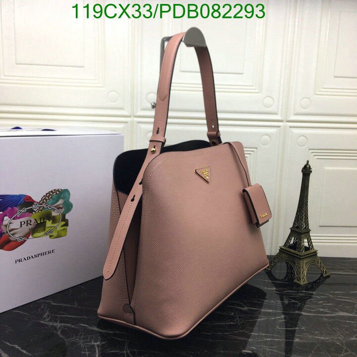 Prada Bag-(4A)-Handbag-,Code: PDB082293,$ 155USD