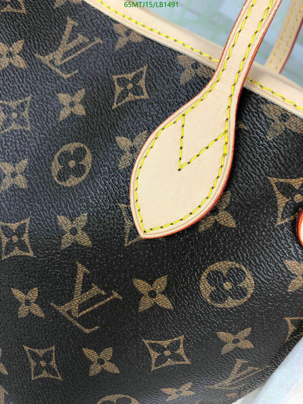 LV Bags-(4A)-Neverfull-,Code: LB1491,$ 85USD