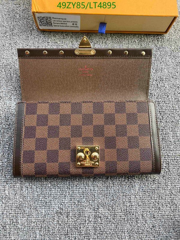 LV Bags-(4A)-Wallet-,Code: LT4895,$ 64USD