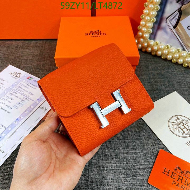 Hermes Bag-(4A)-Wallet-,Code: LT4872,$ 77USD