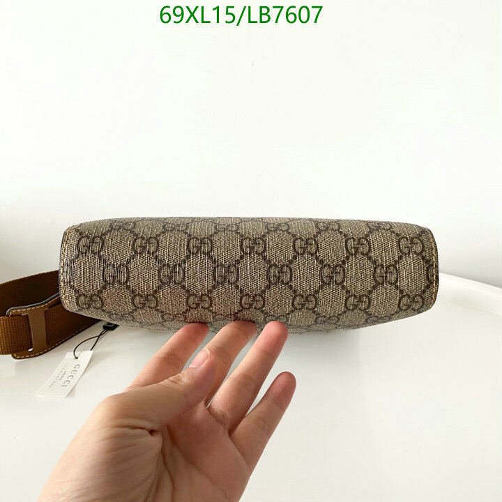 Gucci Bag-(4A)-Diagonal-,Code: LB7607,$ 90USD