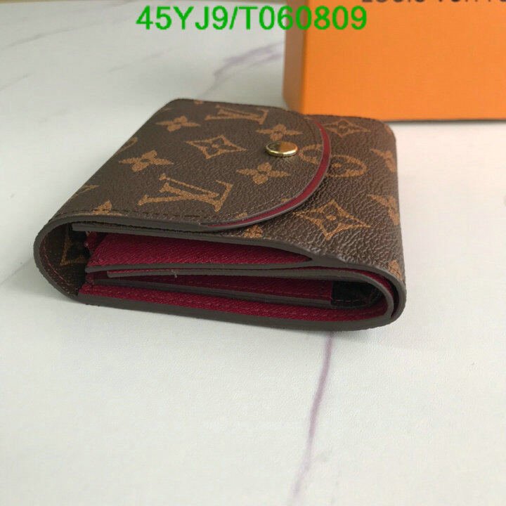 LV Bags-(4A)-Wallet-,Code: T060809,$ 59USD