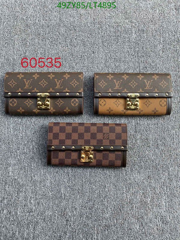 LV Bags-(4A)-Wallet-,Code: LT4895,$ 64USD