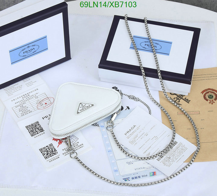 Prada Bag-(4A)-Triangle- Code: XB7103 $ 90USD