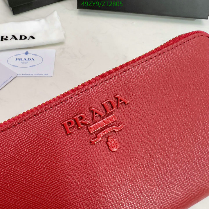 Prada Bag-(4A)-Wallet-,Code: ZT2805,$ 64USD