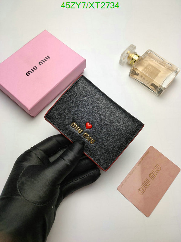 Miu Miu Bag-(4A)-Wallet-,Code: XT2734,$ 59USD