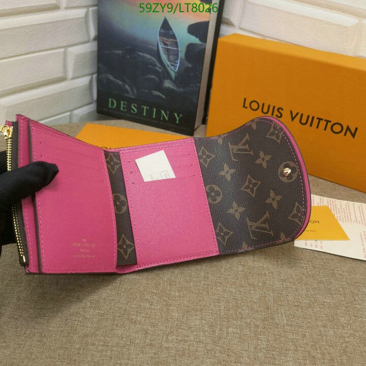 LV Bags-(4A)-Wallet-,Code: LT8026,$ 77USD