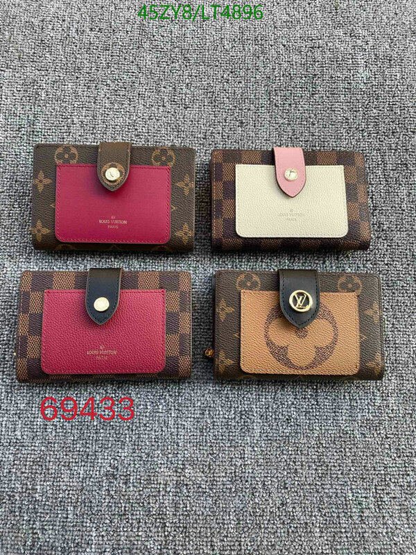 LV Bags-(4A)-Wallet-,Code: LT4896,$ 59USD