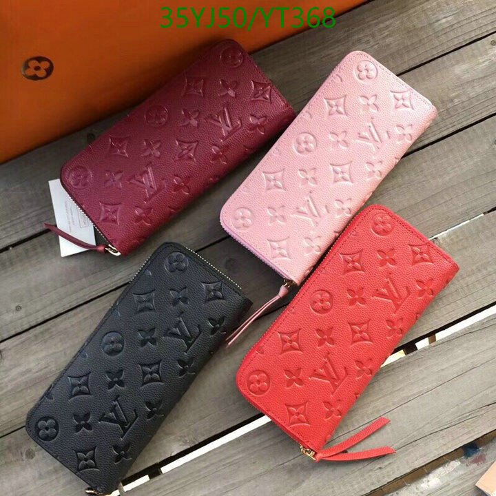 LV Bags-(4A)-Wallet-,Code: YT368,$ 46USD