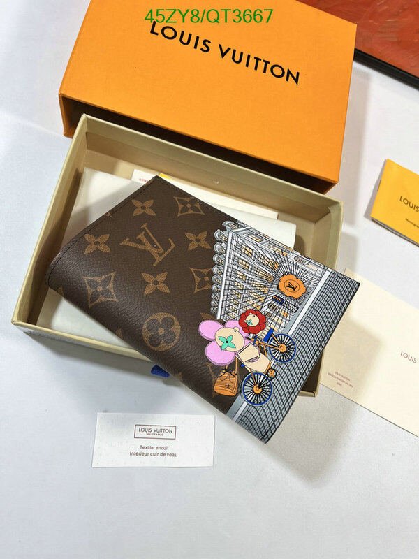 LV Bag-(4A)-Wallet- Code: QT3667 $ 59USD