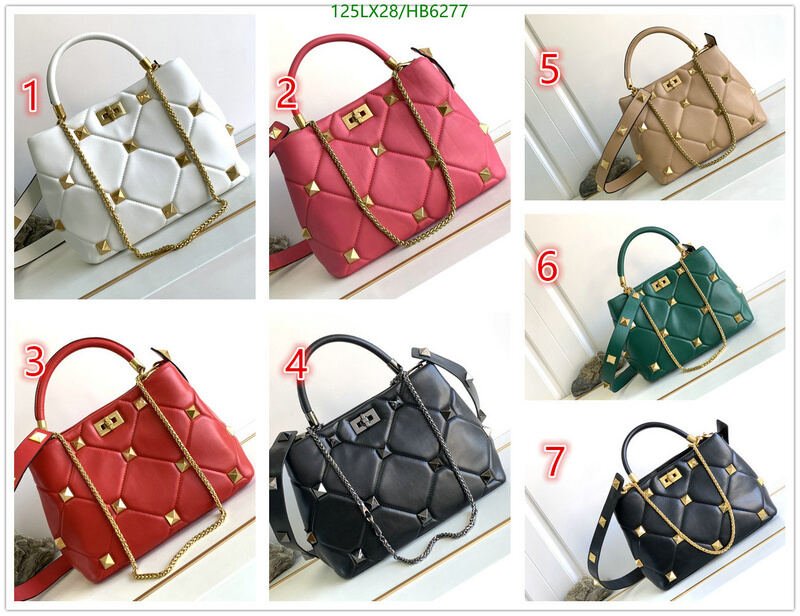 Valentino Bag-(4A)-Roman Stud-,Code: HB6277,$ 163USD