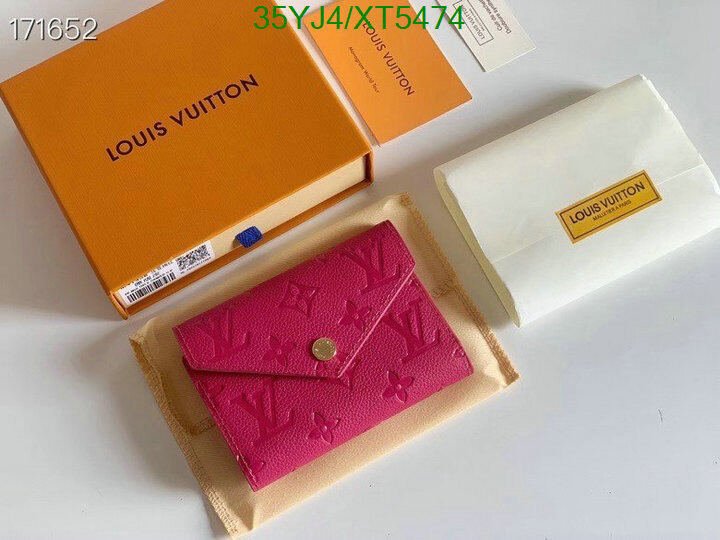 LV Bags-(4A)-Wallet-,Code: XT5474,$ 46USD