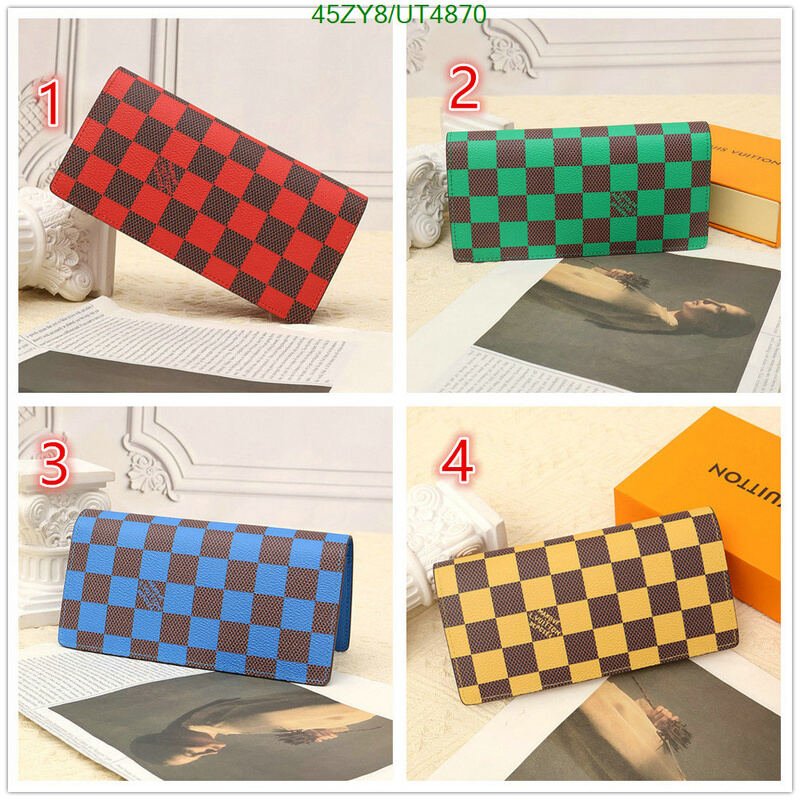 LV Bag-(4A)-Wallet- Code: UT4870 $ 59USD