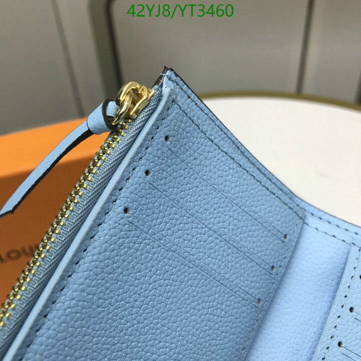 LV Bags-(4A)-Wallet-,Code: YT3460,$ 55USD