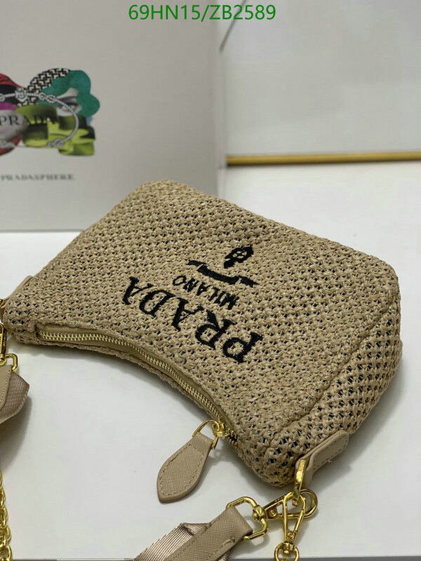 Prada Bag-(4A)-Re-Edition 2005,Code: ZB2589,$ 90USD