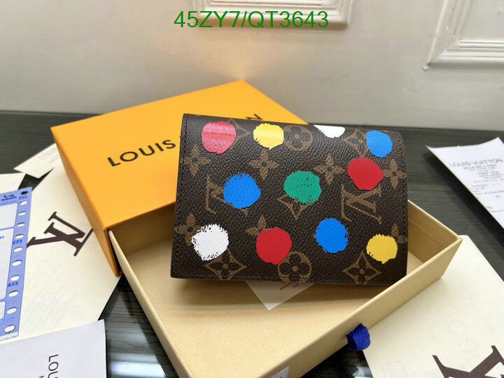 LV Bag-(4A)-Wallet- Code: QT3643 $ 59USD